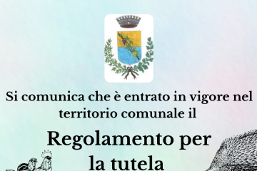 Regolamento per la tutela degli animali